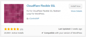 Cloudflare Flexible SSL plugin for WordPress