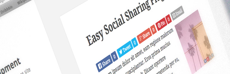 Easy Social Share Buttons - Best Social Media Plugin for WordPress