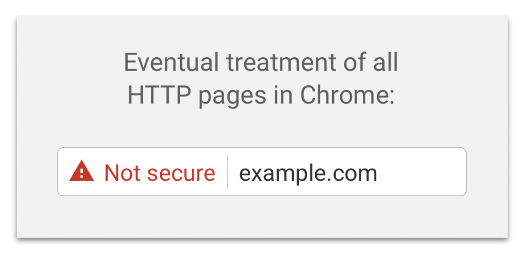 http pages labeled not secure