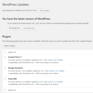 New WordPress Updates